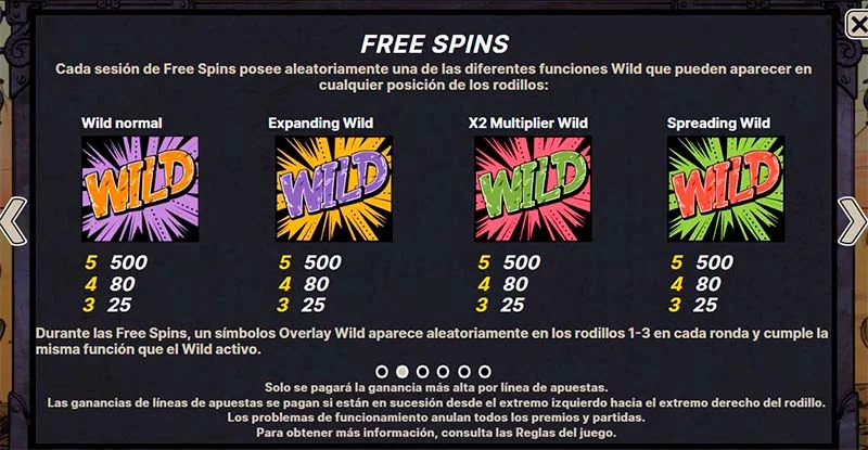 Giros gratis wild wild west