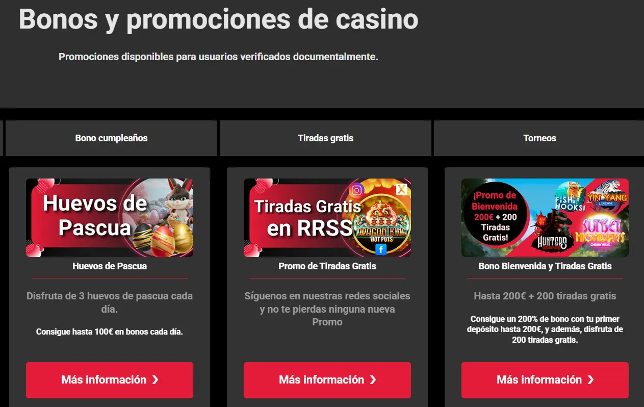 Bonos y Promociones de Casino para Jugar a Duel at Dawn