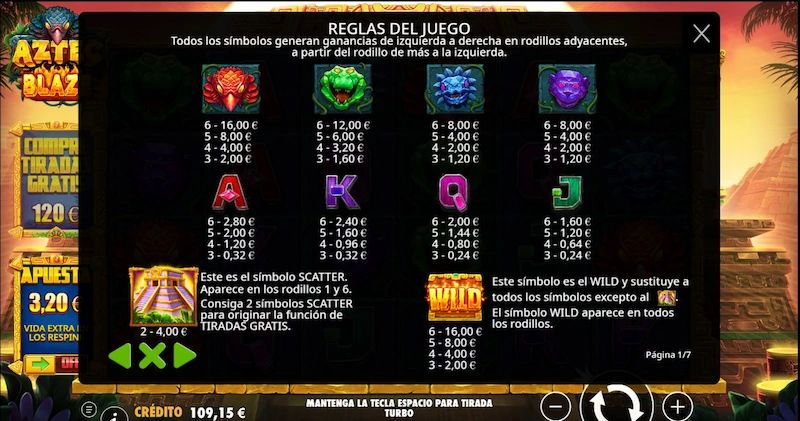 Bonos y promociones para jugar Aztec Blaze