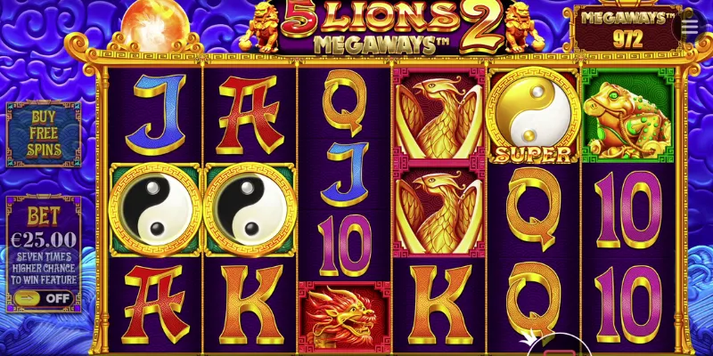 ¿Cómo jugar 5 Lions Megaways™ 2?