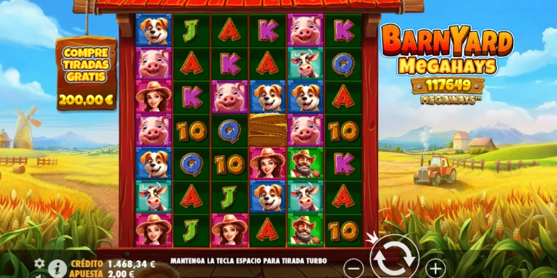 ¿Cómo jugar a Barnyard Megahays Megaways?