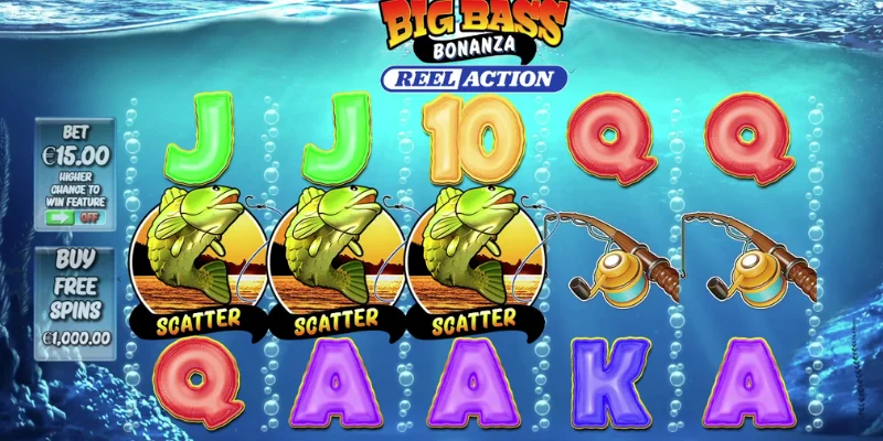 ¿Cómo jugar a Big Bass Bonanza Reel Action?