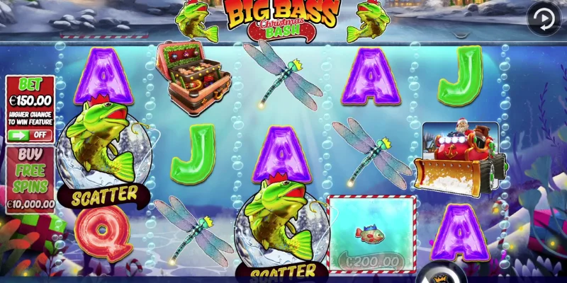 ¿Cómo jugar a Big Bass Christmas Bash?