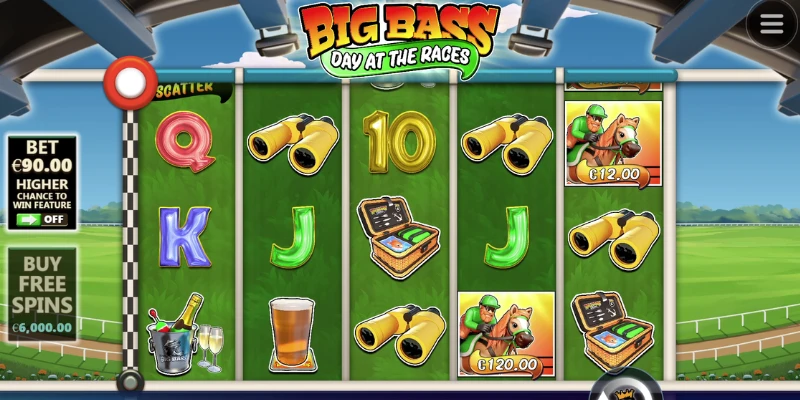 ¿Cómo jugar a Big Bass Day at the Races?