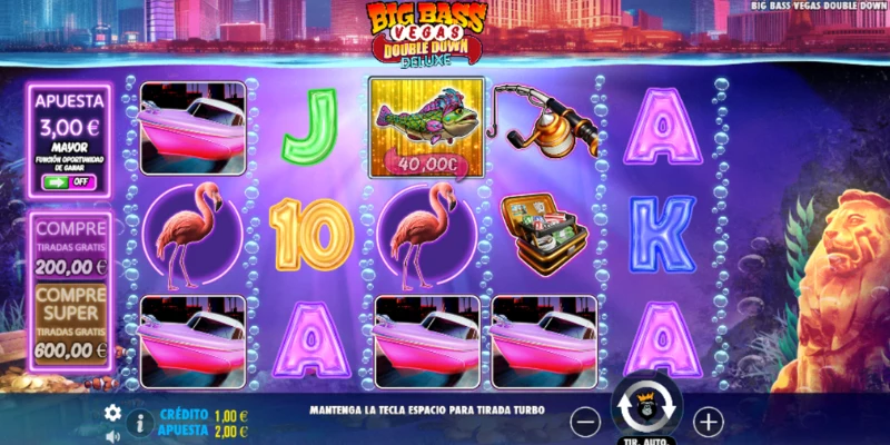 Como jugar a Big Bass Vegas Double Down Deluxe