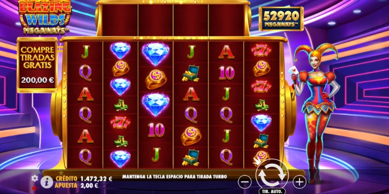 ¿Cómo jugar a Blazing Wilds Megaways?