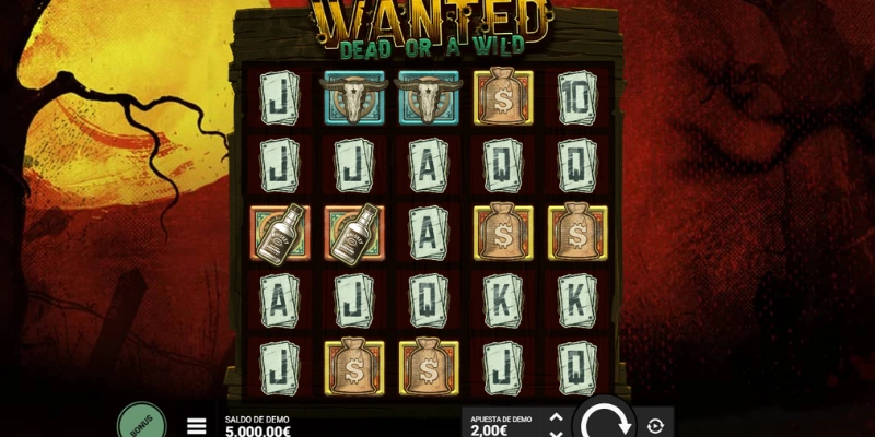 ¿Cómo Jugar a Wanted Dead or a Wild en Nuestro Casino?