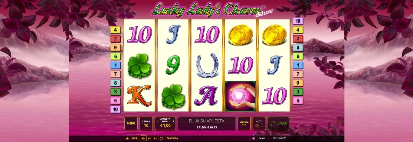 como jugar lucky lad charm