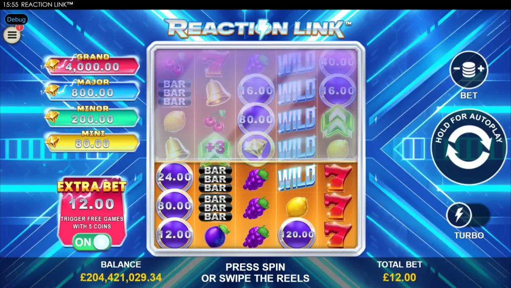 como jugar reaction link