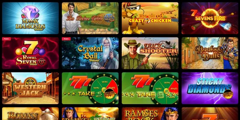 Descubre los slots de Gamomat