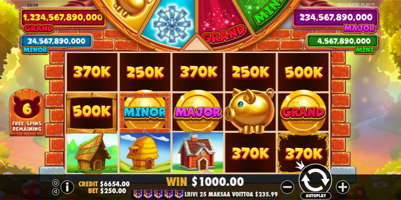 Funciones especiales de Brick House Bonanza