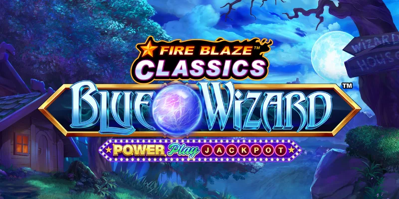 Juega gratis a Fire Blaze Blue Wizard™ PowerPlay Jackpot en la versión demo