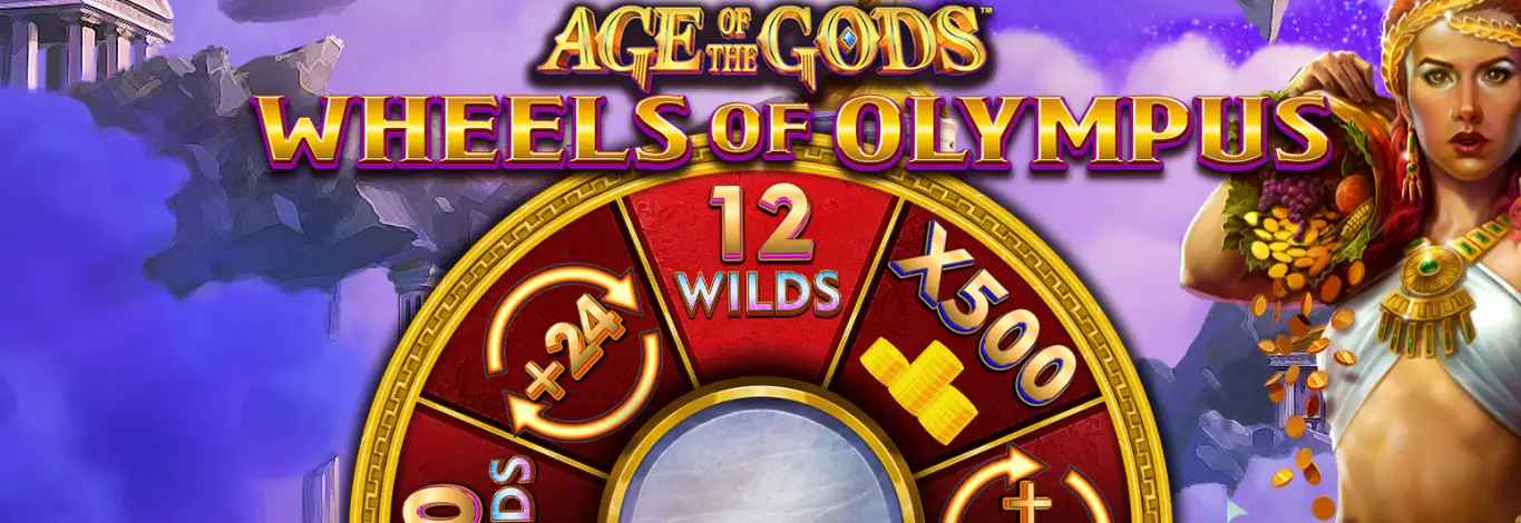 Juega gratis Age of the Gods Wheels of Olympus en la versión demo