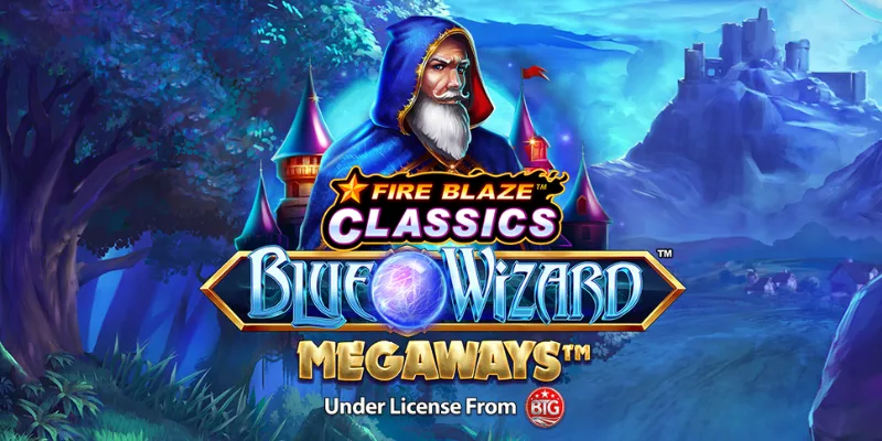 Juega gratis Fire Blaze Blue Wizard Megaways en la versión demo