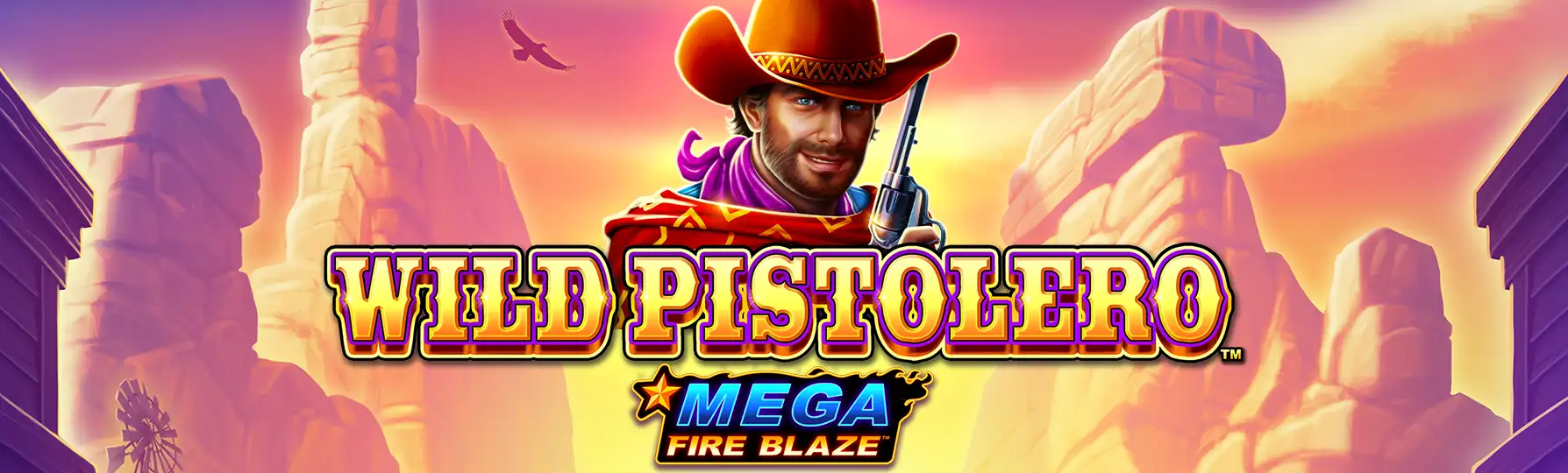 Juega gratis Mega Fire Blaze Wild Pistolero en la versión demo