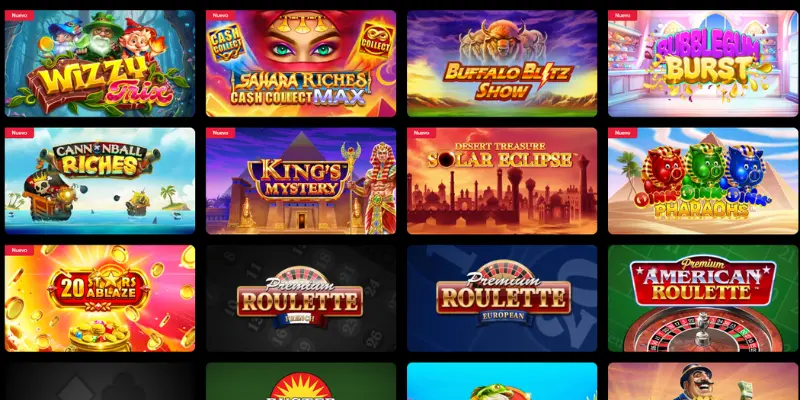 Otros juegos de Playtech