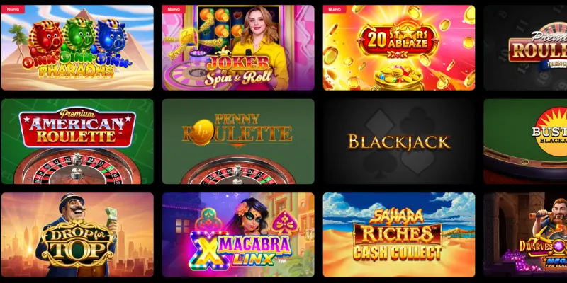 Otros juegos de Playtech