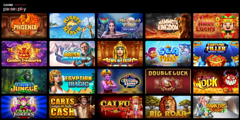 ¿Por qué elegir los juegos de Bragg - Oryx en Casino Pause & Play?