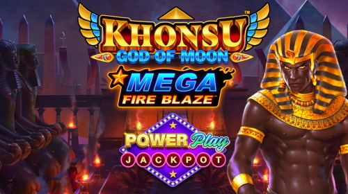 Mega Fire Blaze™: Khonsu God of Moon™ PowerPlay Jackpot