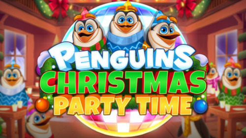 Penguins Christmas Party Time
